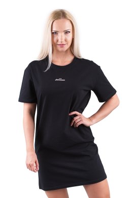 TRIČKOVÉ ŠATY OVERSIZED ČERNÉ